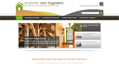 Desktop Screenshot of ameliorer-mon-logement.fr